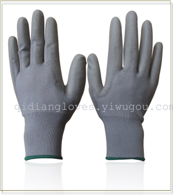 Pu nylon gloves coated gloves anti-static PU coated gloves work gloves