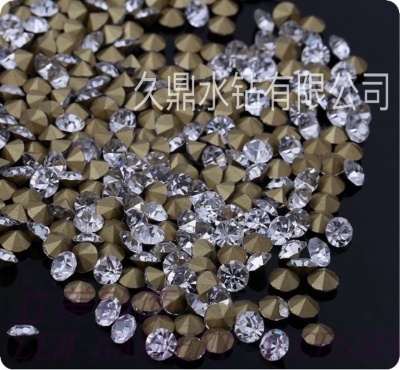 Factory Direct Sales SS12 International Trade Center Grade a V-Bottomed Rhinestone Color Diamond Jewelry Accessories