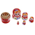 Tourist attractions came with direct children's Creative Toys Wooden 5-storey Russian Dolls