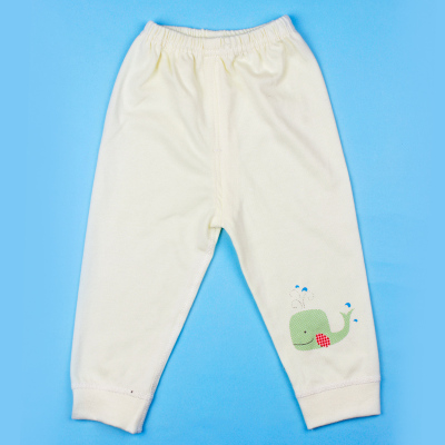 0-2 Years Old Baby Spring, Autumn and Winter Children's Clothing Boneless Combed Cotton Children's Trousers Men's and Women's Tongyin Basic Panties