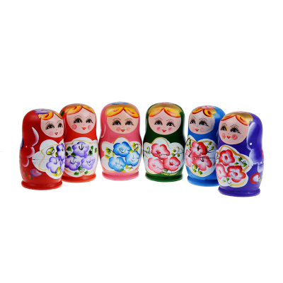 Tourist attractions came with direct children's Creative Toys Wooden 5-storey Russian Dolls