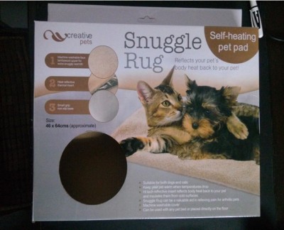 Wholesale TV white pet cat pad Snuggle Rug
