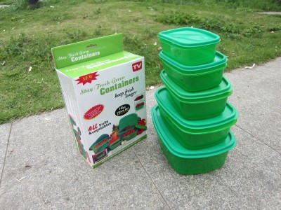 Stay Fresh Green Crisper Sealed Crisper Storage Box