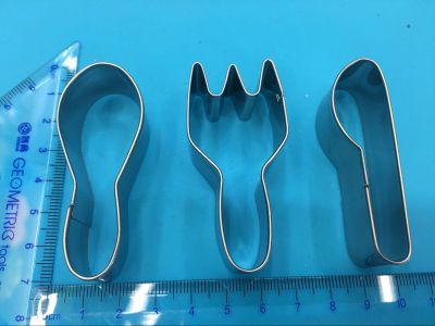 Baking mould stainless steel biscuit mould knife fork spoon