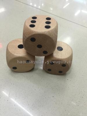 [entertainment] 5.0CM Hao Nan wood color dice dice points were