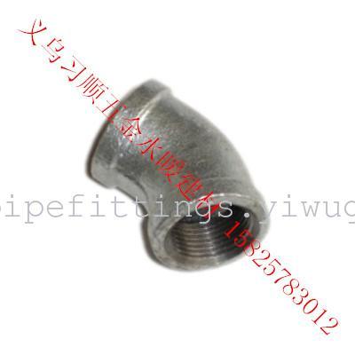 45 degree galvanized elbow