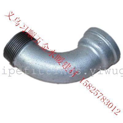 Double wire bends long malleable iron pipe fittings