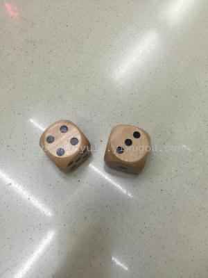 [Hao Nan entertainment]3.0CM dice dice dice points color wood wooden spot