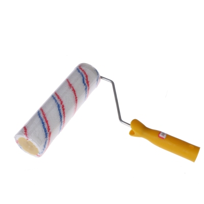 Plastic Handle Wool Paint Roller Latex Paint Brush Acrylic Fiber Finger Rolling Tool