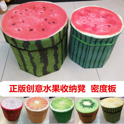 New creative creative fruit containing 6 small stool stool 1.80 spot density board can take practical