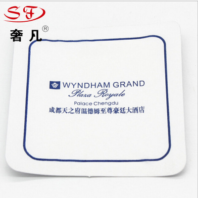 Zheng hao hotel disposable cup cushion bowl cushion meal pad to develop color printing LOGO manufacturers direct sales