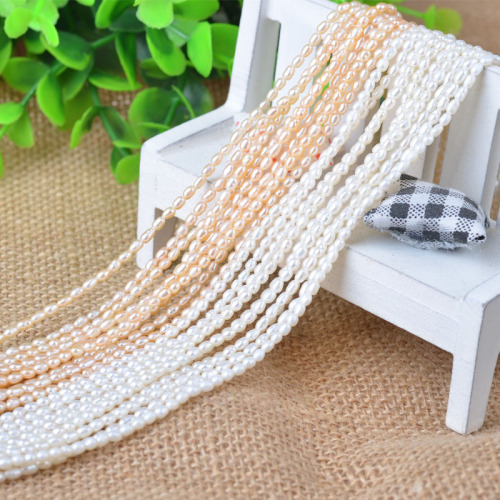 1.6.-1.9M-Shaped Natural Pearl Necklace Material Wholesale Extra Fine