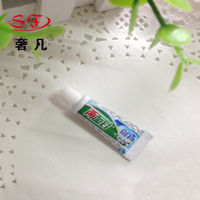 Zheng hao hotel supplies hotel the disposable toothpaste hotel the disposable products direct sale of two - sided needle toothpaste