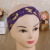 Korean gold round printed twist Braid A printed hat headband