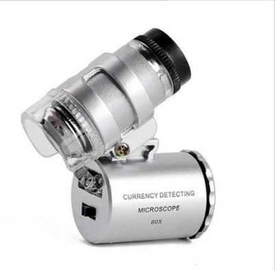 Direct spot supply 9882 mini portable microscope with ED checking lamp magnifier