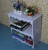 Bauhinia Flower Garden double bookcase simple books frame small bookshelf fashion display rack