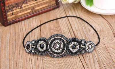 Direct manufacturers in Europe and America were made with Feng Shui family luxury Handmade Beaded headband Hair Barrette
