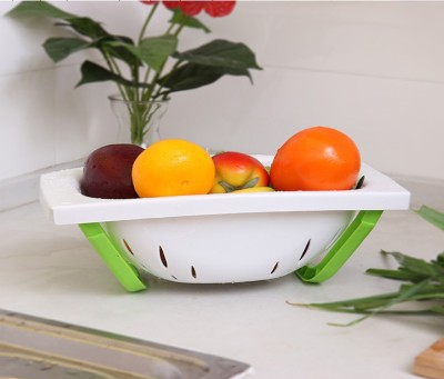 Wholesale Taobao explosion tank hanging basket kitchen drain basket fruit washing basket can be folded