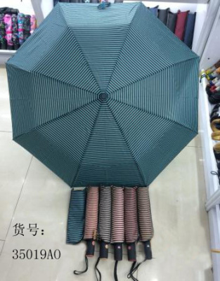 Women's Foldable Semi-automatic Rain Umbrella