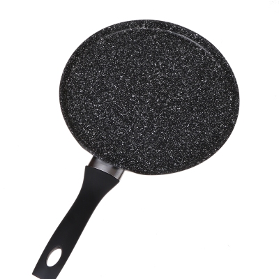 Raw stone granule coating pan non-stick frying pan non-stick frying pan compound bottom