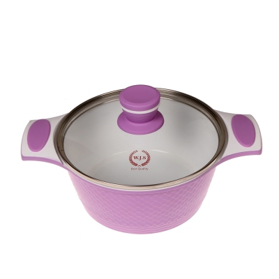 Ceramic double ear soup pot non-stick pot stew pot gas induction cooker universal