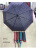 New Colored Cloth Folding Women's Umbrella Tri-Fold Semi-automatic Rain Umbrella Factory Direct Sales