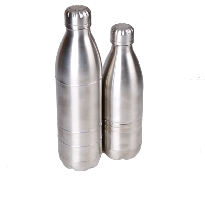 Creative move double - layer stainless steel coke bottle water cup boys and participants in children
