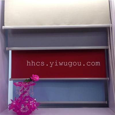 Direct Sales Thickened Half Shade Roller Shutter Office Insulation Balcony Curtain Blackout Roller Blinds