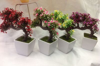 Spot supply manufacturers spherical high-end simulation bonsai home all-match creative ornaments Mini potted flowers