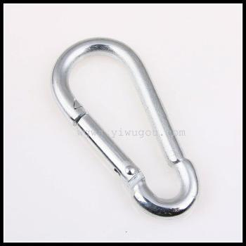 Supply safety spring hook safety climbing fastener stainless steel spring hook connecting ring 12 * 140
