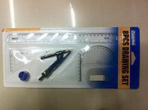 Compasses ruler set