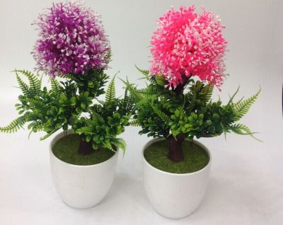 Spot supply manufacturers spherical high-end simulation bonsai home all-match creative ornaments Mini potted flowers