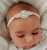 The latest European style high-end baby girls Handmade Beaded hair hoop hair lead