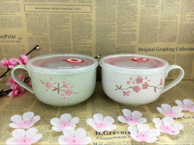 Ceramic tableware daily household ceramic bowl ceramic cup ceramic cup