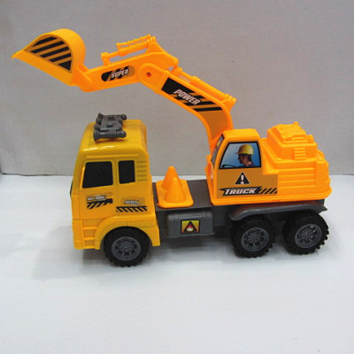 Yiwu toy wholesale car toy truck inertial excavator 326-52