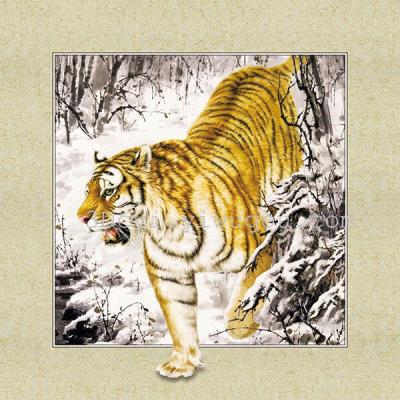 Factory Direct Sales HD 3D 5D 3D Painting Wholesale Tiger Smooth and Prosperous