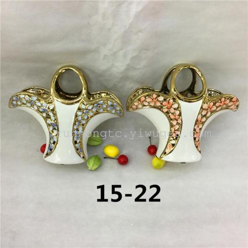 Factory Wholesale Ceramic Vase Craft Decoration Flower Arrangement Creative Home Decoration