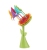 Creative SUNFLOWER Fruit Fork Hummingbird Sunflower Fruit Fork Bird Treetop Plastic Salad Stick 5 PCs