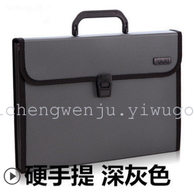 Shengyi Lai A4 File Holder Men's Business Multi-Layer File Briefcase Student Test Paper Multi-Functional Data Packet