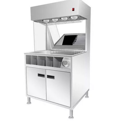 Vertical fries station KFC fries operation insulated table manufacturer direct sales