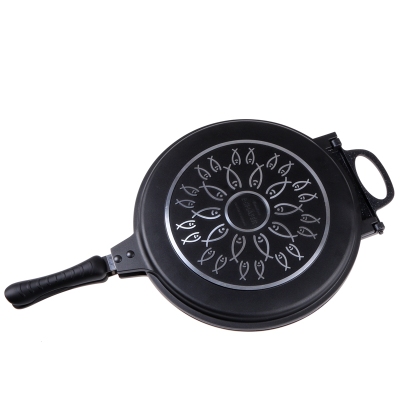 Double-sided frying pan double-sided baking pan double-sided frying pan non-stick smokeless frying pan griddle