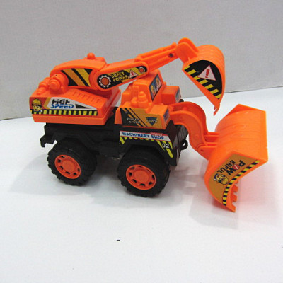 Yiwu children's toys wholesale car truck excavator 7703 double inertia