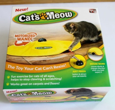 Cat's Meow Cat Teaser Toy Electric Cat Teaser Toy Toy Stick Shadowless Mouse Export Products