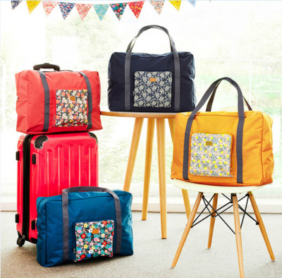 Creative folding bag travel shopping bag ladies bags increase