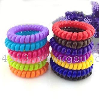 Telephone wire hair ring hair rope headdress multi-color spot