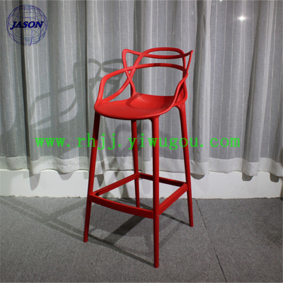 Factory outlet, plastic high foot chair, bar chair, coffee chair