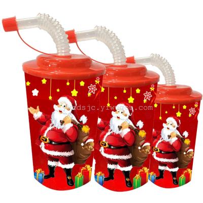 Christmas cartoon advertising Xuanying 3D cup water cup