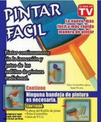 pintar facil tv new multifunction paint roller long handle paint brush
