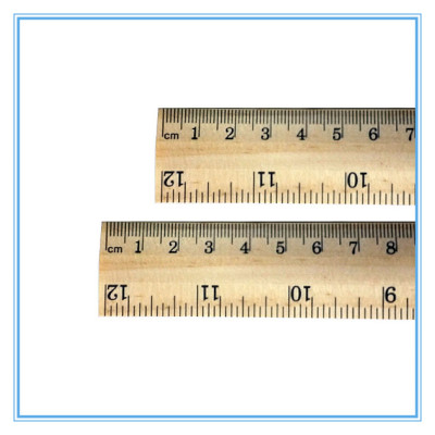 stationery   ruler set SM3026B log 2.6 feet white wooden ruler
