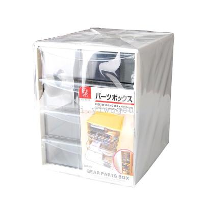 Tabletop drawer storage box-single 4-pane office filing cabinet